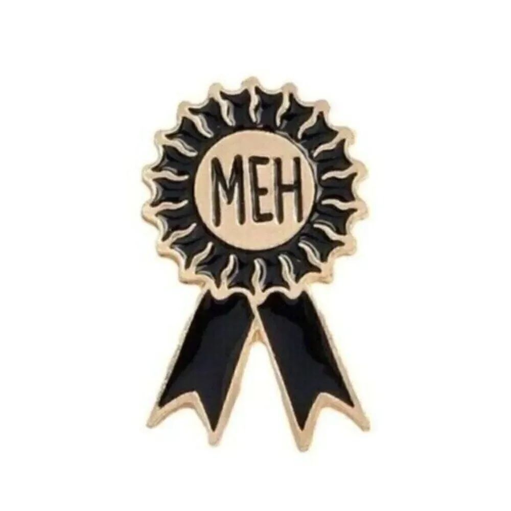 3/20 Meh Ribbon Award Enamel Pin